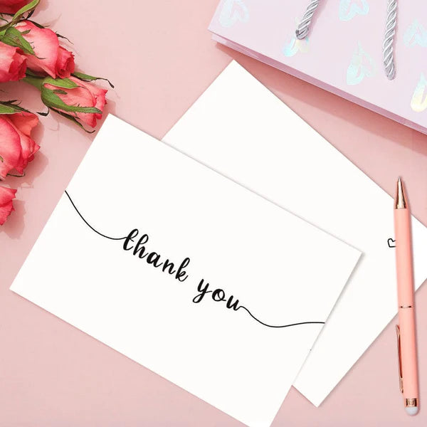 Simple Style Thank You Card Gifts for Weddings