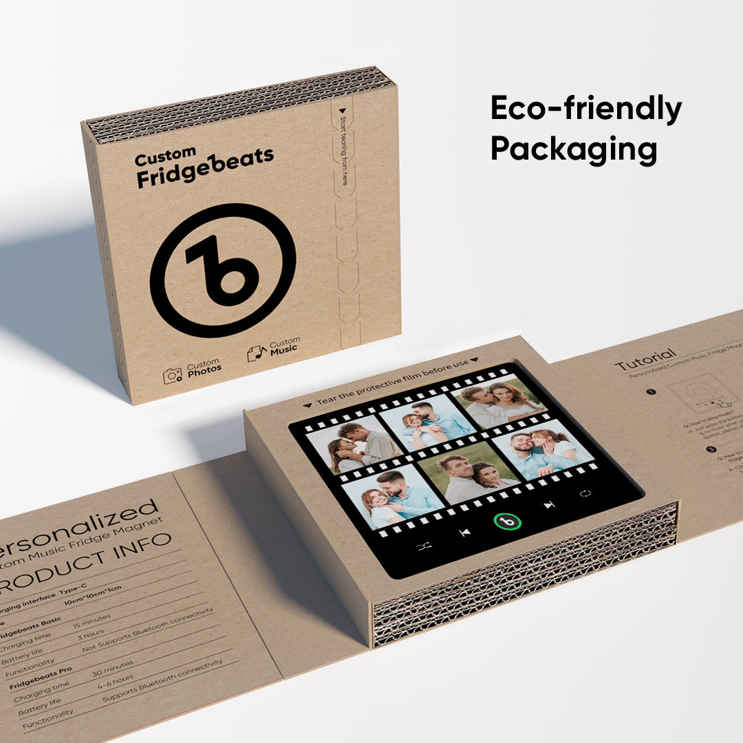 FridgeBeats Framed New 4.0 Upgrade Custom Music Fridge Magnet Film Style Fridge Magnet Gift for Lover