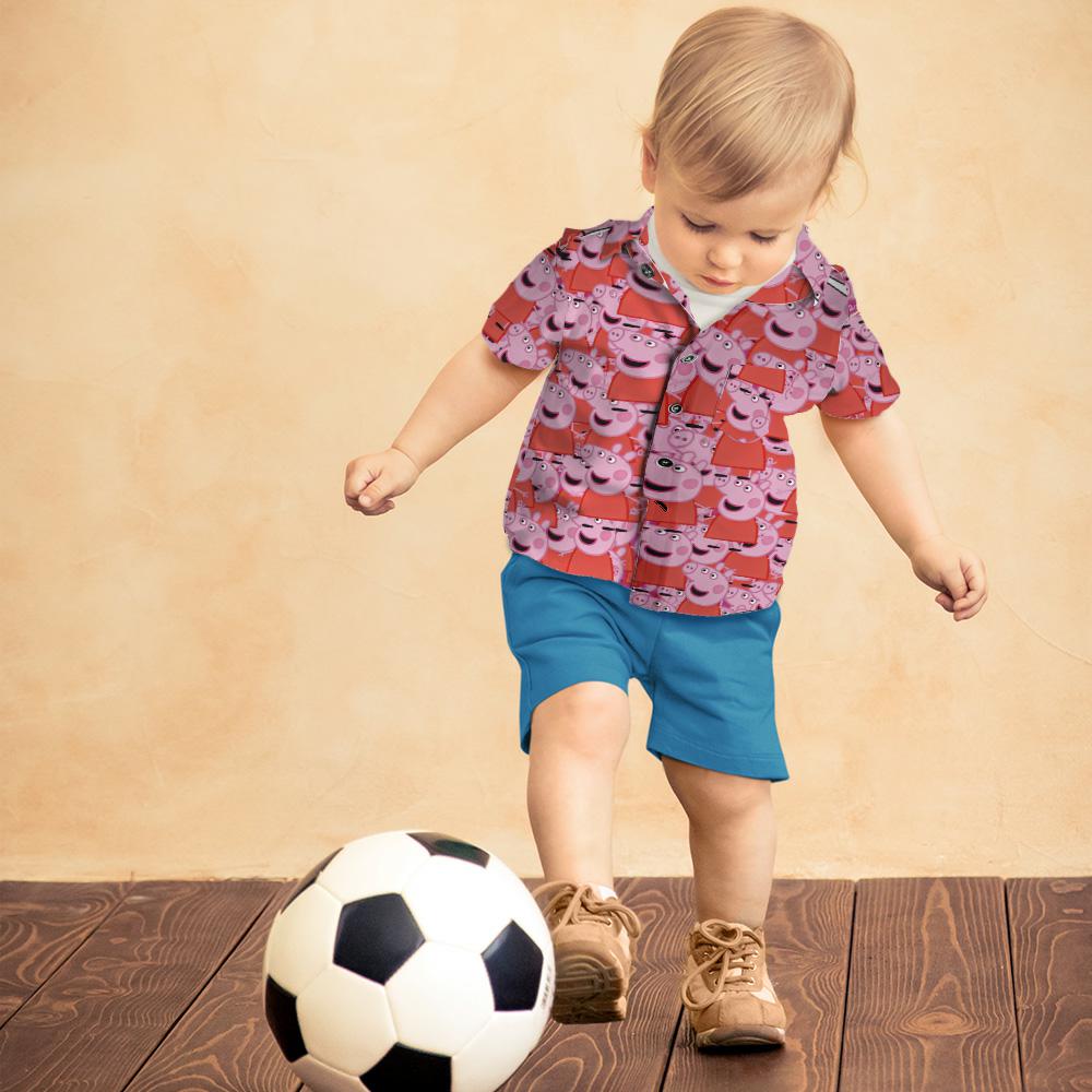 Custom Face Hawaiian Shirts Gold Chain Rich Man Funny Beach Shirt