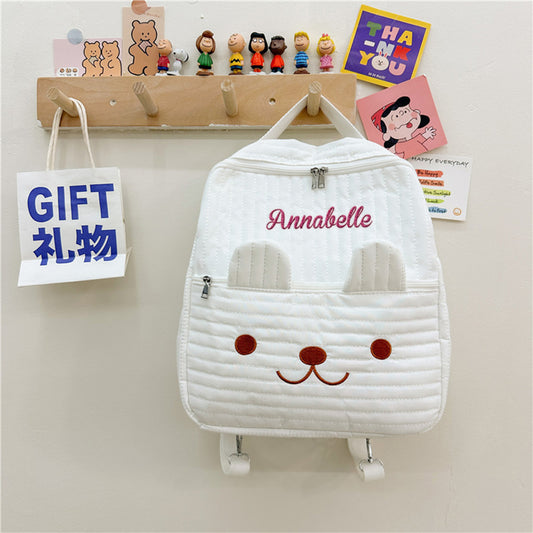 Personalized Name Embroidery Backpack Custom School Bags Gift for Kids