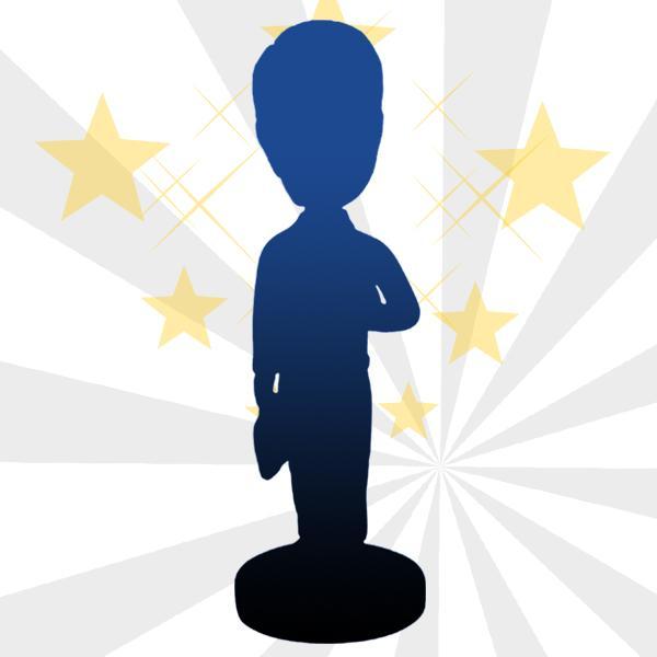 Fully Body Customizable 1 Person Custom Bobbleheads With Engraved Text