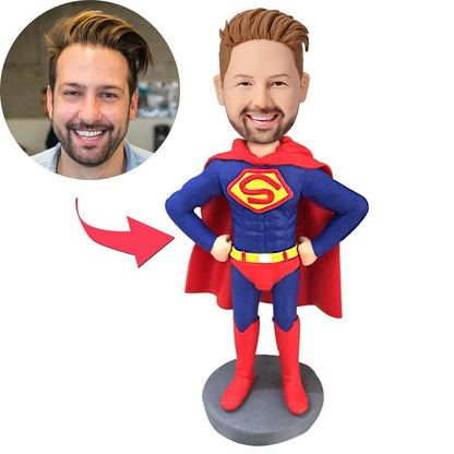 Superhero Popular Custom Bobblehead With Engraved Text