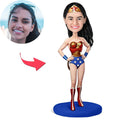 Wonder Woman Popular Custom Bobblehead With Engraved Text