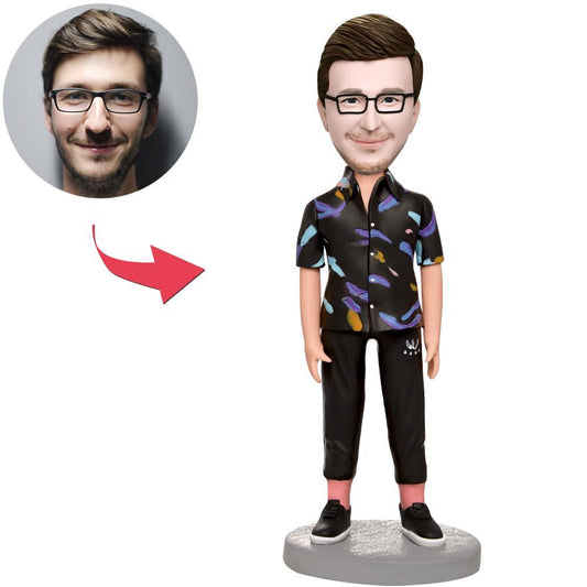 Need For Speed Man Custom Bobbleheads With Engraved Text