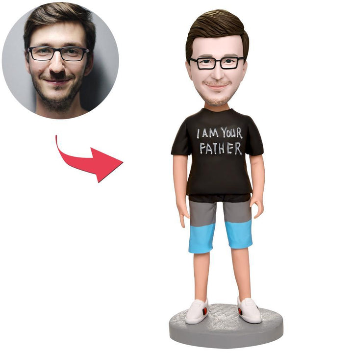 Custom I'm Your Father Bobbleheads With Engraved Text