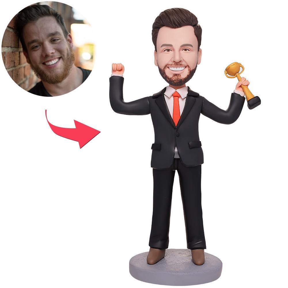 Champion! Custom Bobbleheads With Engraved Text