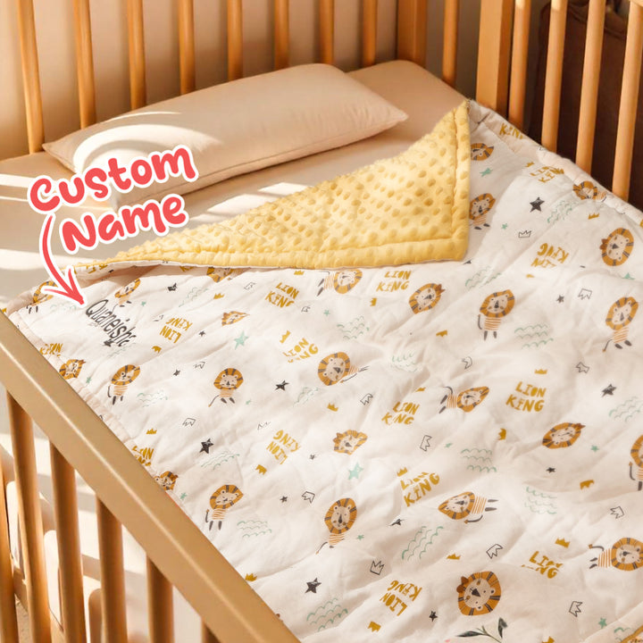 Personalized Baby Blanket Custom Baby Blanket with Embroidered Name Gift for Baby