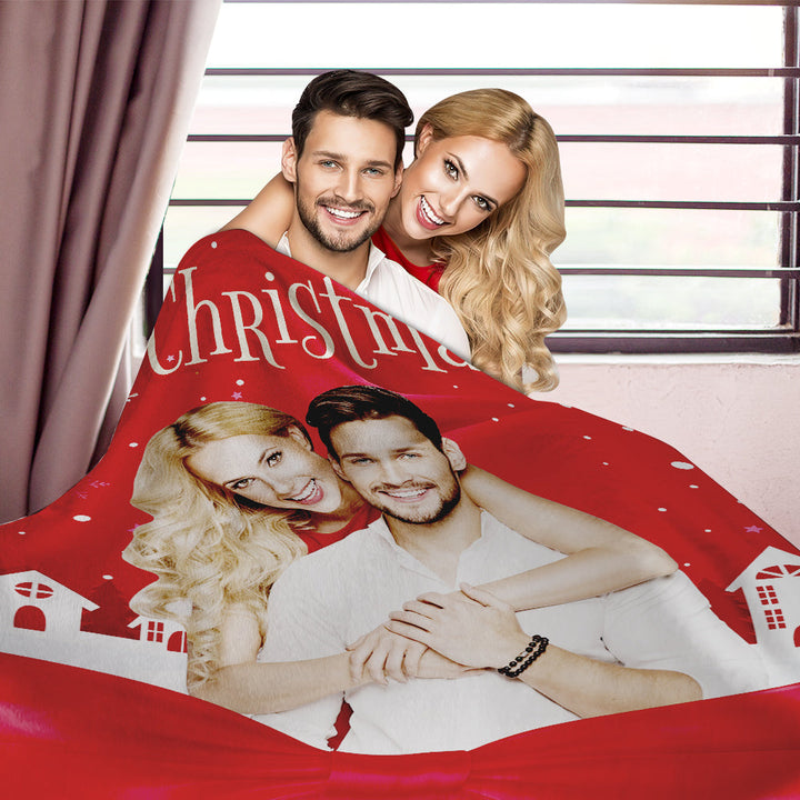 Christmas Blanket Custom Photo Blanket Personalized Christmas Gift