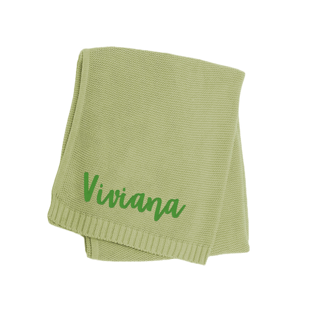 Custom Baby Blanket Embroidered Name Stroller Blanket for Newborn Baby Gift