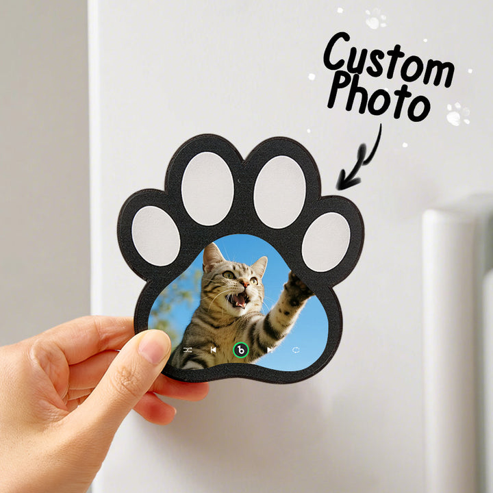 FridgeBeats Framed 4.0 Custom Music Fridge Magnet Personalized Paw Print Song Magnets That Can Play Music Anniversary Gifts Memorial Gifts