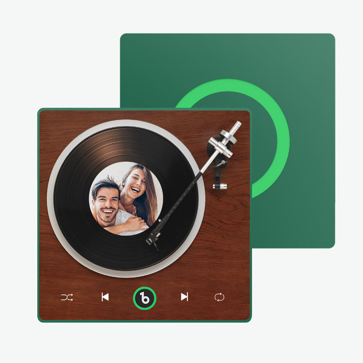 FridgeBeats Framed New 4.0 Upgrade Custom Music Fridge Magnet Vinyl Player Style Fridge Magnet Gift for Lover