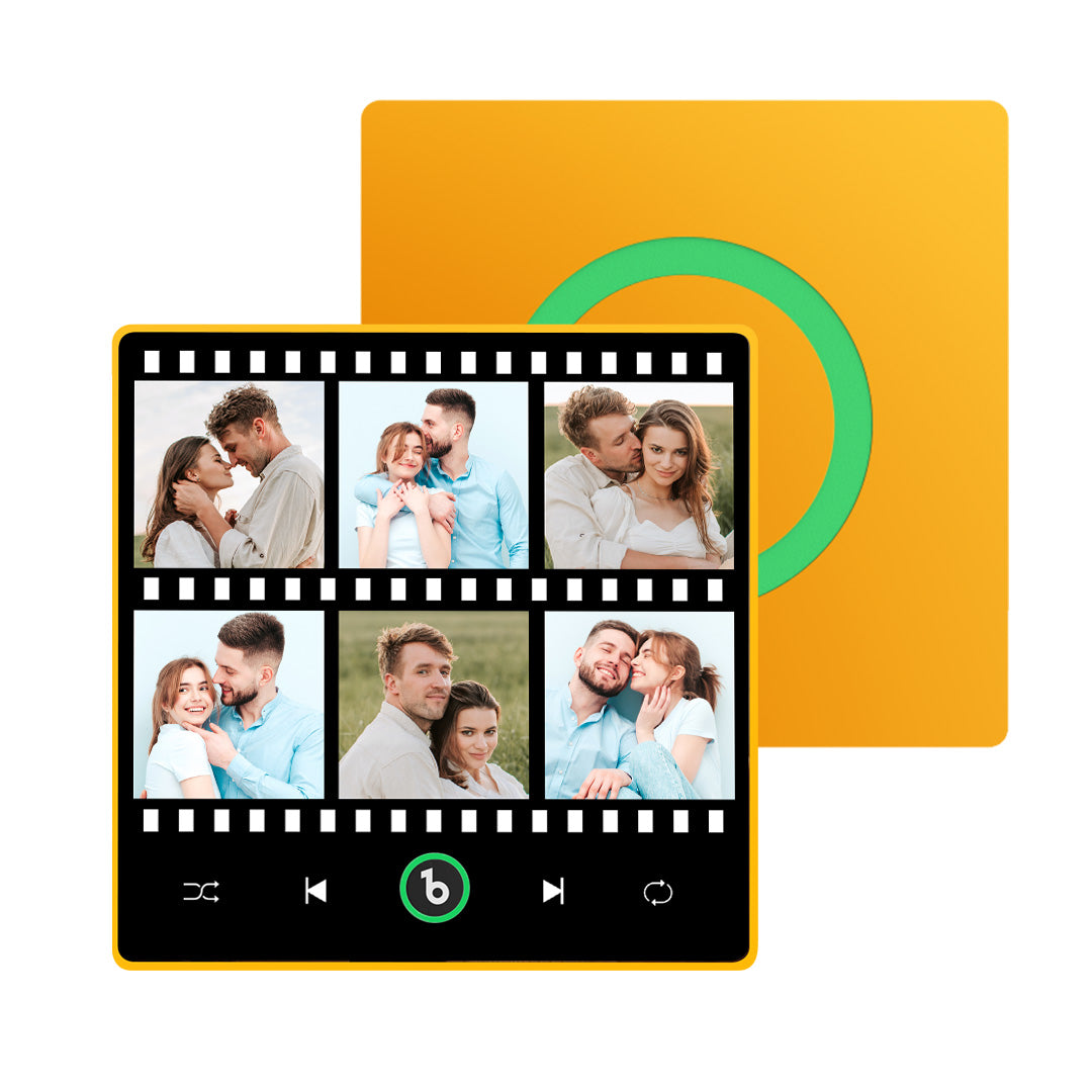 FridgeBeats Framed New 4.0 Upgrade Custom Music Fridge Magnet Film Style Fridge Magnet Gift for Lover