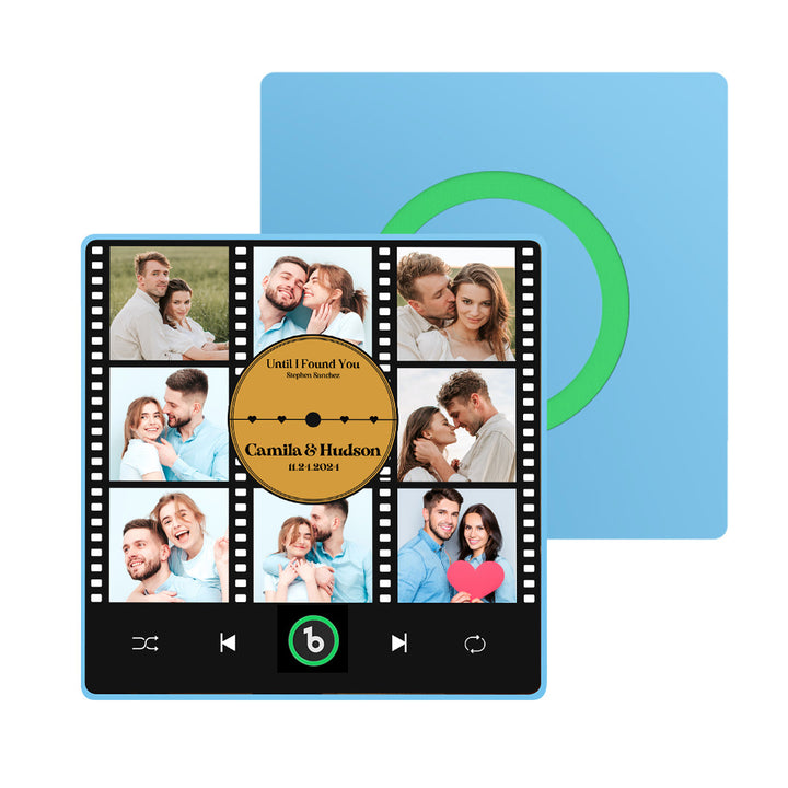 FridgeBeats Framed New 4.0 Upgrade Custom Music Fridge Magnet Film Photo Collage Style Fridge Magnet Gift for Lover