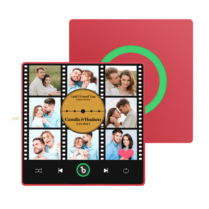 FridgeBeats Framed New 4.0 Upgrade Custom Music Fridge Magnet Film Photo Collage Style Fridge Magnet Gift for Lover