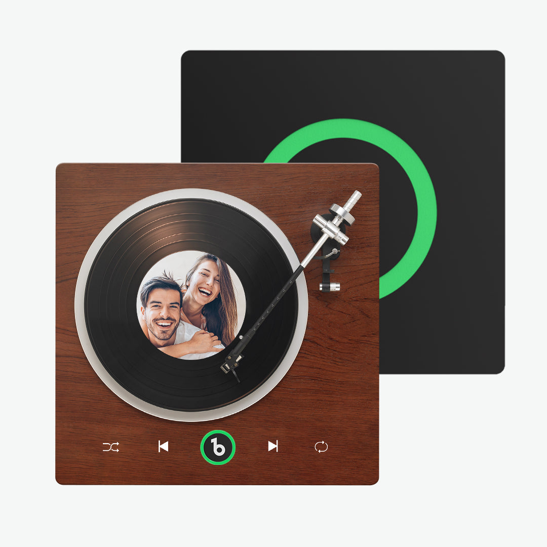 FridgeBeats Frameless New 4.0 Upgrade Custom Music Fridge Magnet Vinyl Player Style Fridge Magnet Gift for Lover