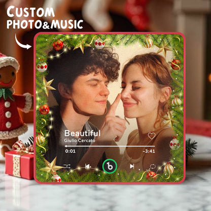 FridgeBeats Framed Custom Music & Photo Fridge Magnet FridgeBeats 4.0 Pro Supports Bluetooth Connectivity