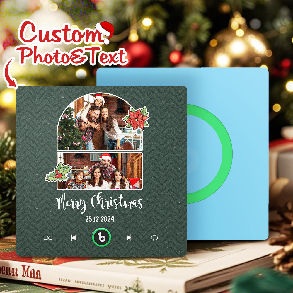 FridgeBeats Frameless 4.0 Custom Music Fridge Magnet Personalized Photo Colorful Fridge Magnet Creative Christmas Gift