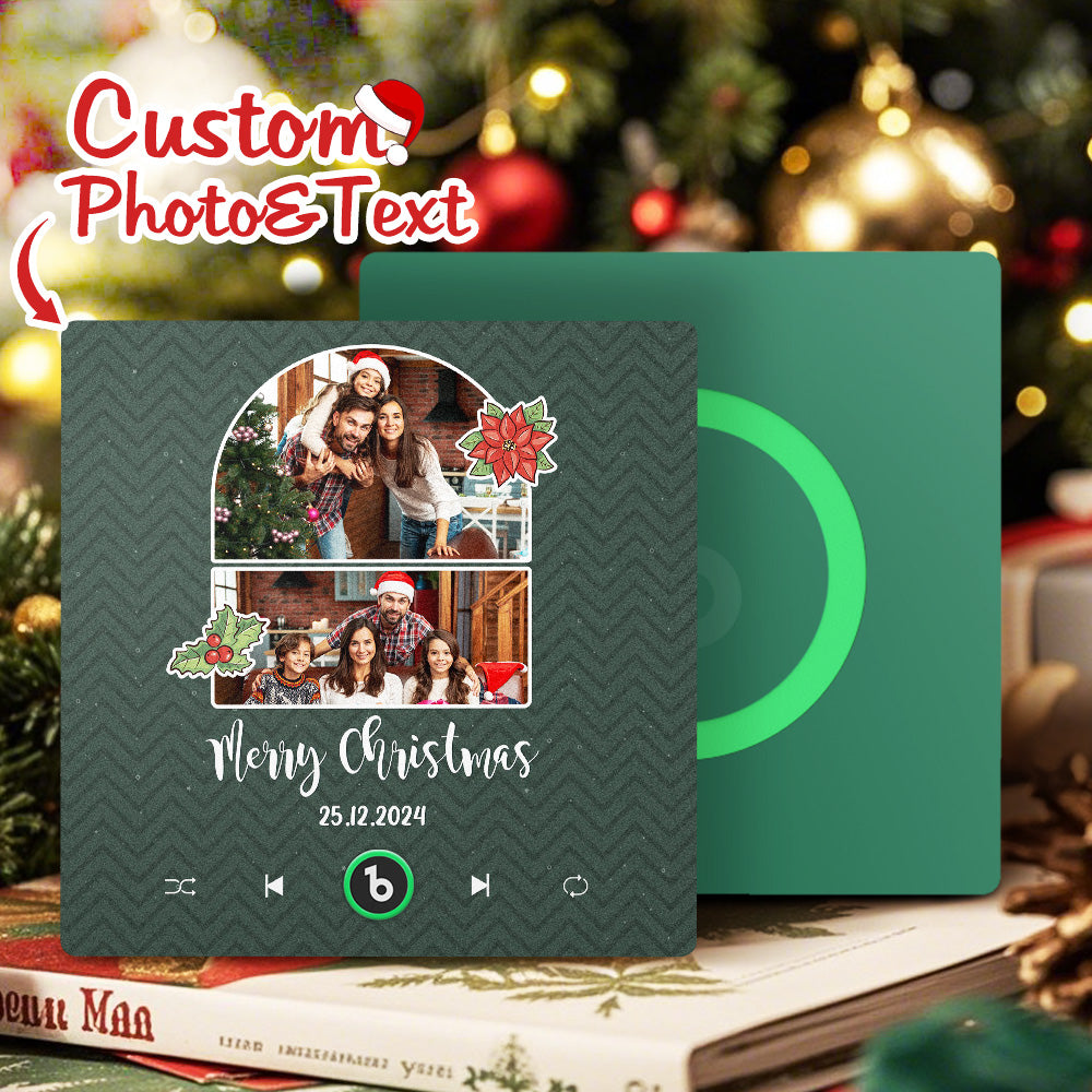 FridgeBeats Frameless 4.0 Custom Music Fridge Magnet Personalized Photo Colorful Fridge Magnet Creative Christmas Gift