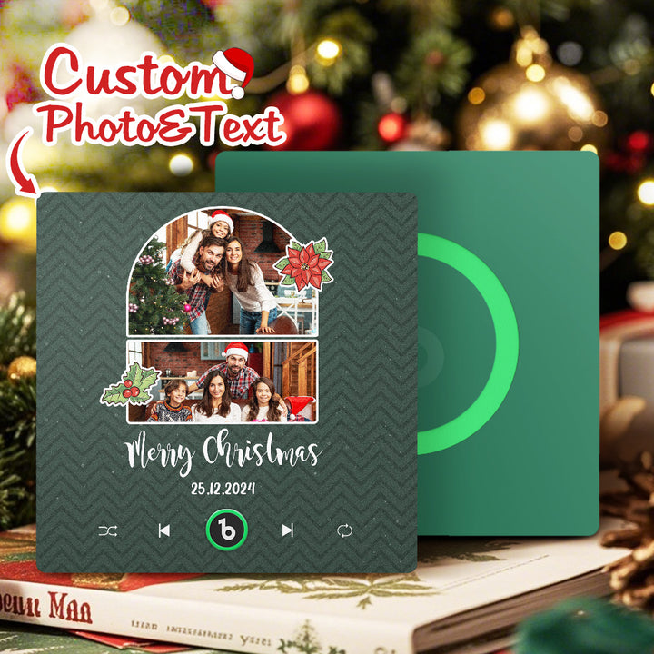 FridgeBeats Frameless 4.0 Custom Music Fridge Magnet Personalized Photo Colorful Fridge Magnet Creative Christmas Gift