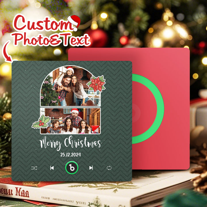 FridgeBeats Frameless 4.0 Custom Music Fridge Magnet Personalized Photo Colorful Fridge Magnet Creative Christmas Gift