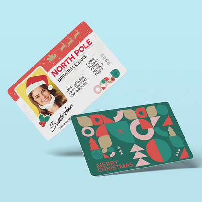 Personalized Christmas Wallet Cards Wallet Photo Prints Wallet Insert Card