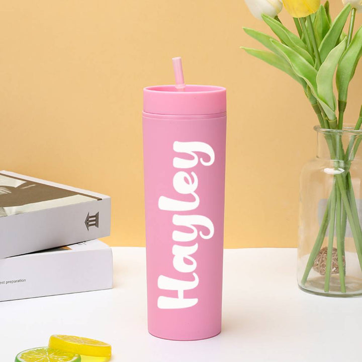 Personalized Plastic Sippy Cup Wedding Gift - Custom Engraved