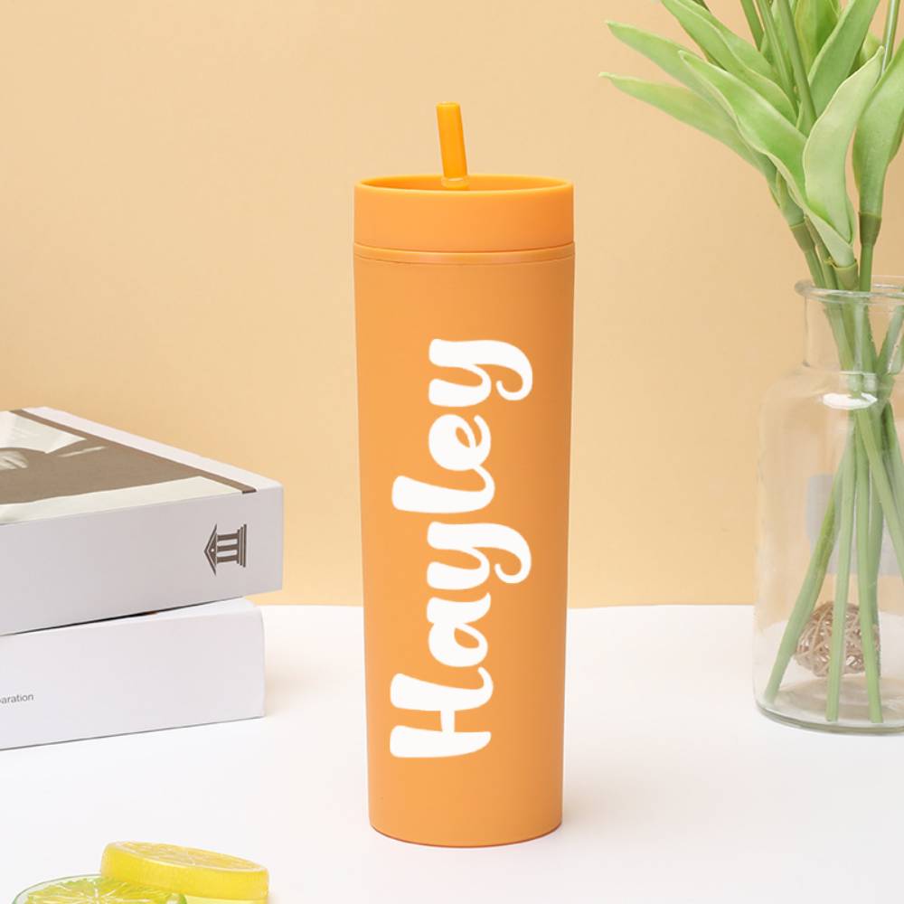 Personalized Plastic Sippy Cup Wedding Gift - Custom Engraved