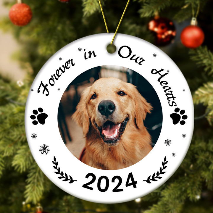 Personalized Dog Memorial Christmas Ornaments Remembrance Gift for Loss of Pet
