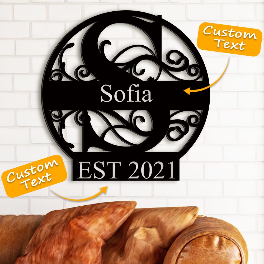 Custom Family Name Decor Last Name Sign Best Wedding Gift for Your Loved Ones