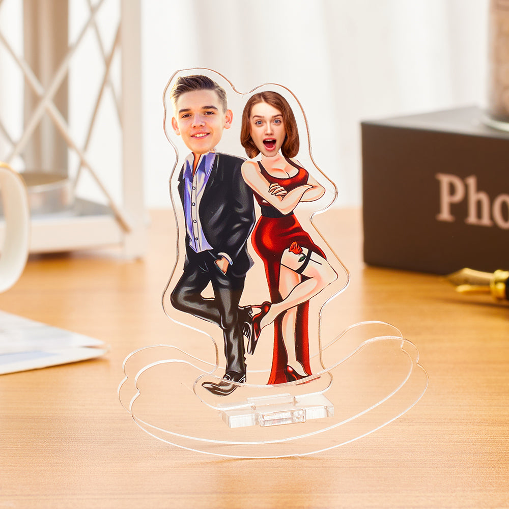 Couple Desktop Decoration Custom Tumblers with Pictures