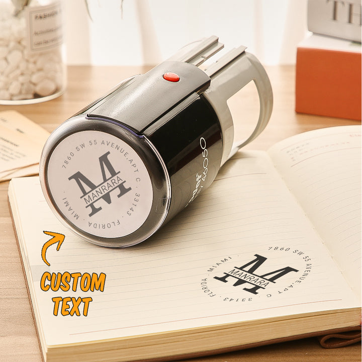 Custom Family Address Stamp Self Inking Stamp for Wedding