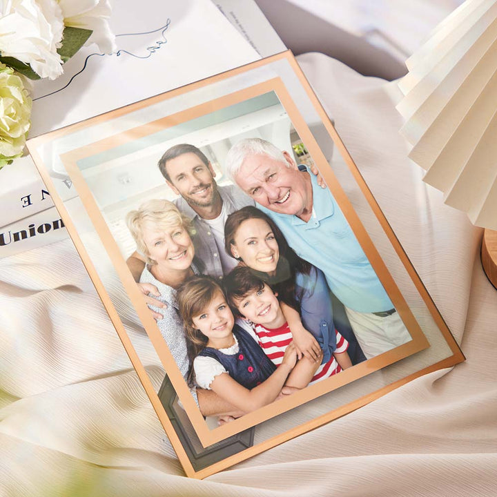 Custom Crystal Photo Frame Photo Holder Decorative Plaque Creative Gift