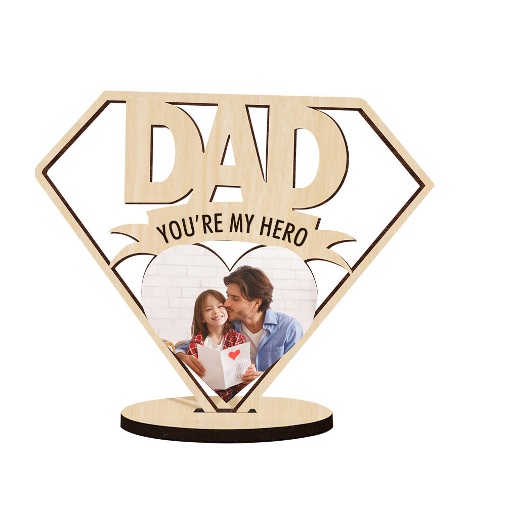 Personalized Father's Day Wooden Sign Dad Wooden Plaque Gift for Dad