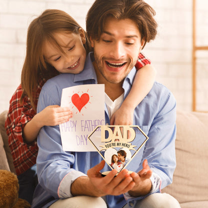 Personalized Father's Day Wooden Sign Dad Wooden Plaque Gift for Dad