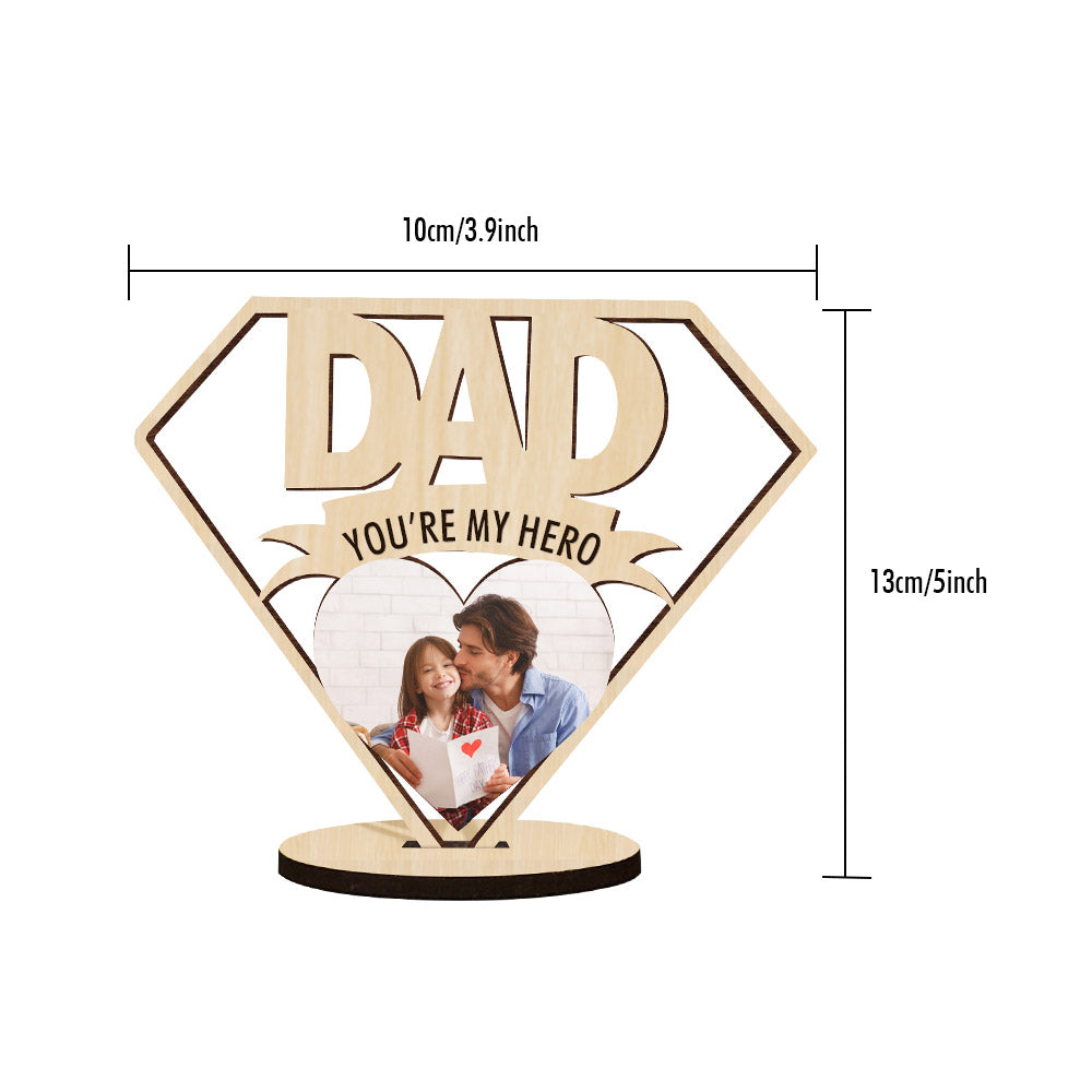 Personalized Father's Day Wooden Sign Dad Wooden Plaque Gift for Dad