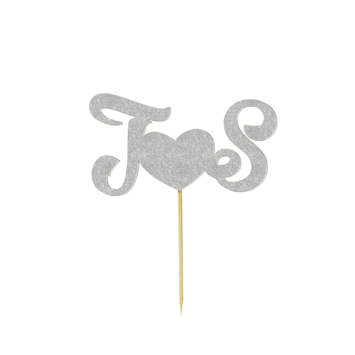 Personalized Text Wedding Cake Birthday Cake Topper - Custom Name Decoration