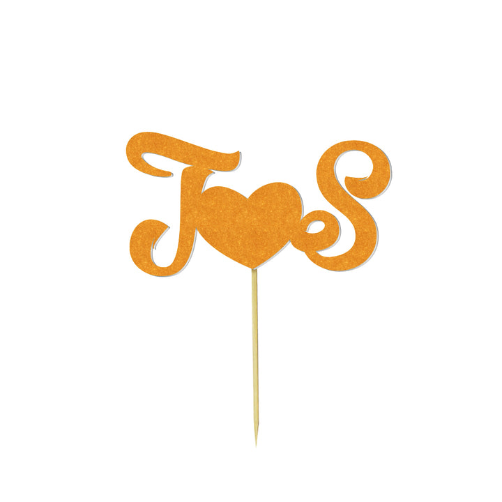 Personalized Text Wedding Cake Birthday Cake Topper - Custom Name Decoration