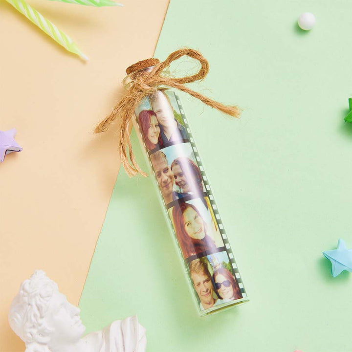 Custom Film Roll Photo Glass Jar Personalized Photo Gift for Him