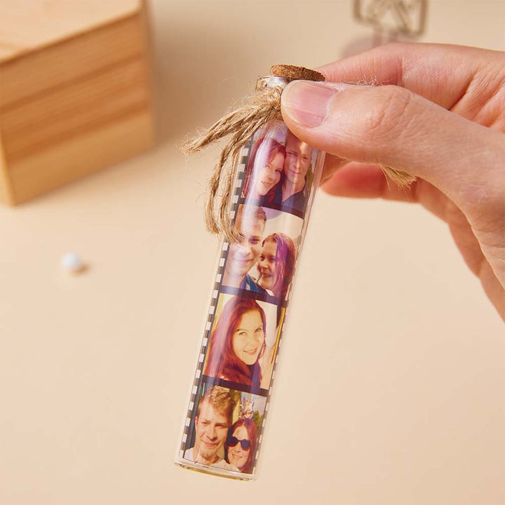 Custom Film Roll Photo Glass Jar Personalized Photo Gift for Him