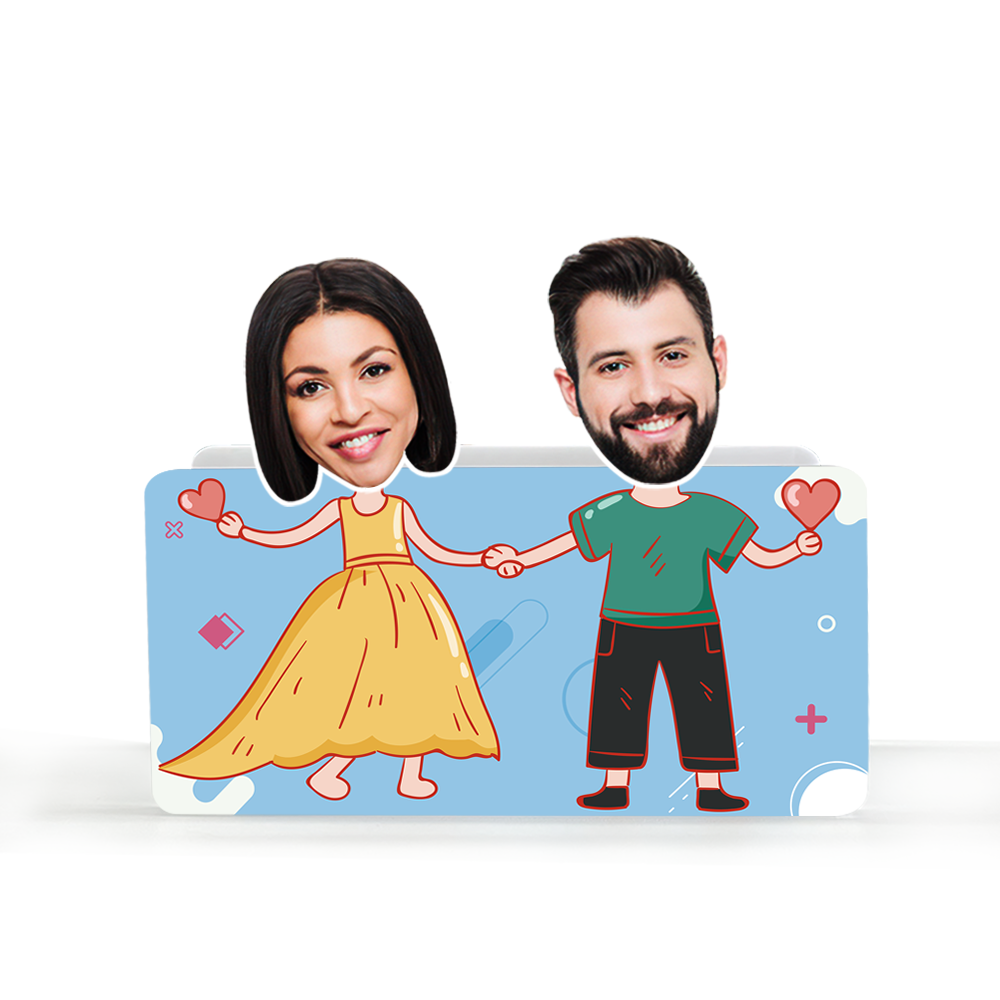 Custom Face Shaking Head Car Dashboard Decorations Personalized Couple Home Decor Ornaments Gift