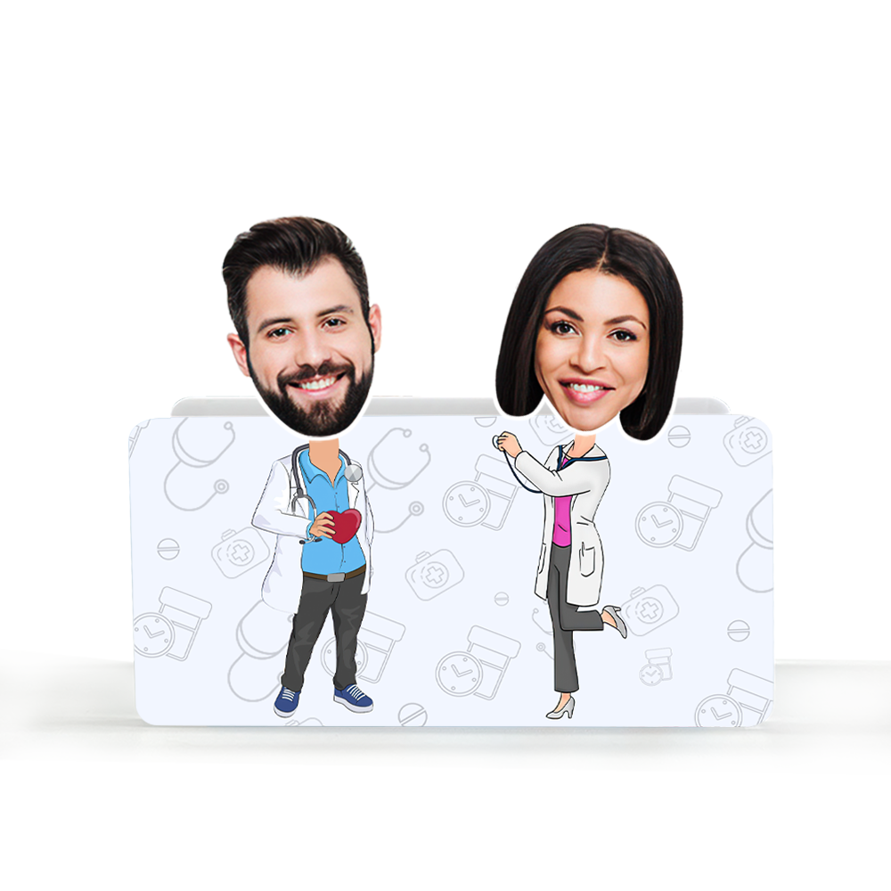 Custom Face Shaking Head Car Dashboard Decorations Personalized Couple Home Decor Ornaments Gift