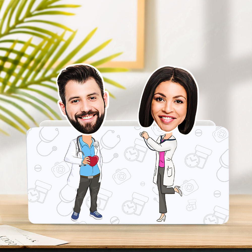 Custom Face Shaking Head Car Dashboard Decorations Personalized Couple Home Decor Ornaments Gift