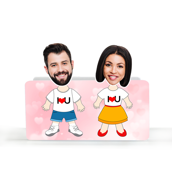 Custom Face Shaking Head Car Dashboard Decorations Personalized Couple Home Decor Ornaments Gift