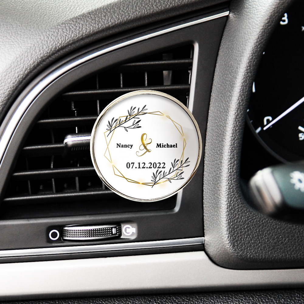 Custom Car Aromatherapy Essential Oil Diffuser Car Air Freshener Vent Clip