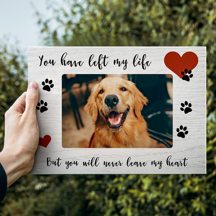 Custom Photo DIY Pet Memorial Picture Frame Pet Sympathy Photo Frame Gift for Pet Lovers