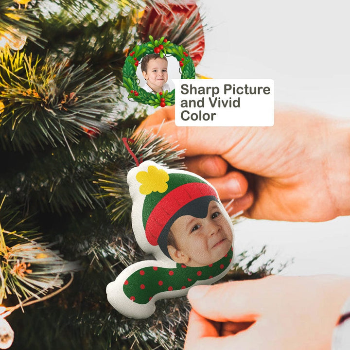 Custom Christmas Ornament Hanging Doll Decoration for Funny Christmas Gift 3 Pcs