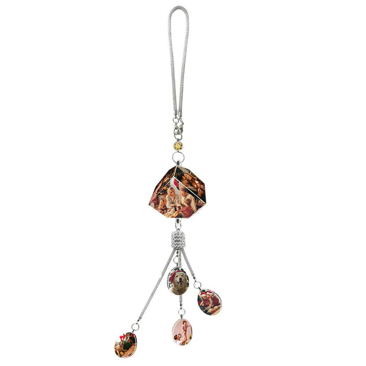 Custom Car Pendant Photo Car Hanging Ornaments Car Accessories Gifts for Dad Drivers