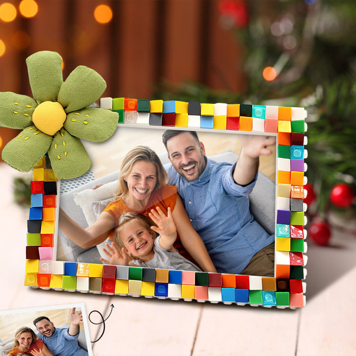Personalized Colorful Building Blocks Picture Frame DIY Photo Frame