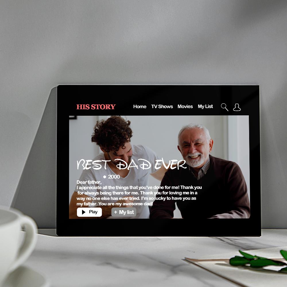 Valentine's Day Gifts Custom Movie Poster Plaque Personalized Movie Poster Sign Personalized Photo Plaque Gift