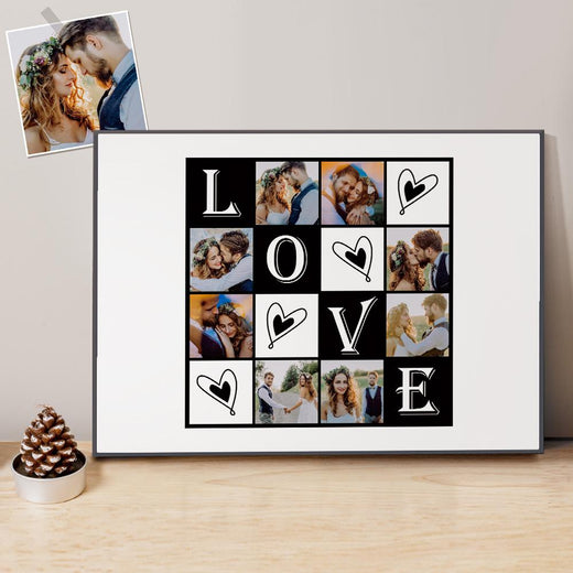 Custom Wall Art Decorative Painting Framed Gift For Couples